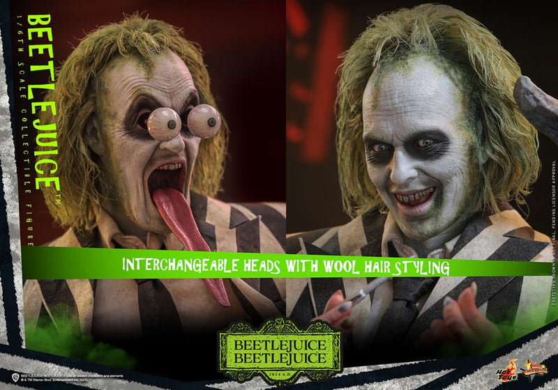 HOT TOYS Beetlejuice Beetlejuice Movie Masterpiece Figura 1/6 Beetlejuice 30 cm