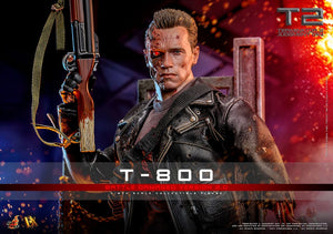 HOT TOYS Terminator 2 Figura 1/6 Movie Masterpiece T-800 Battle Damaged Version 2.0 32 cm