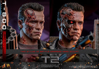 HOT TOYS Terminator 2 Figura 1/6 Movie Masterpiece T-800 Battle Damaged Version 2.0 32 cm