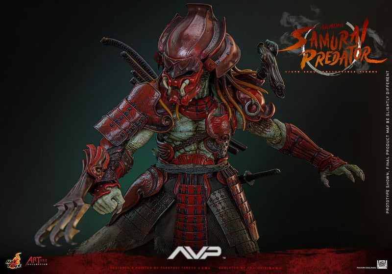 HOT TOYS AC06 1/6 Alien vs. Predator Akaoni Samurai Predator