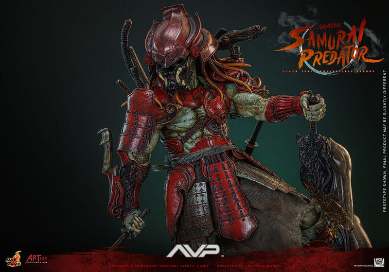 HOT TOYS AC06 1/6 Alien vs. Predator Akaoni Samurai Predator