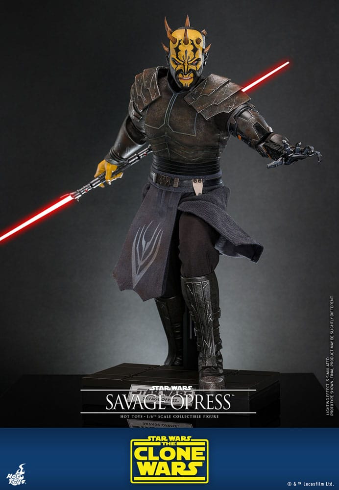 HOT TOYS Star Wars: The Clone Wars Figura 1/6 Savage Opress 34 cm