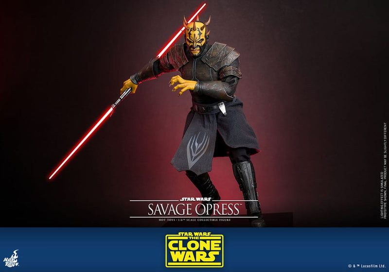 HOT TOYS Star Wars: The Clone Wars Figura 1/6 Savage Opress 34 cm