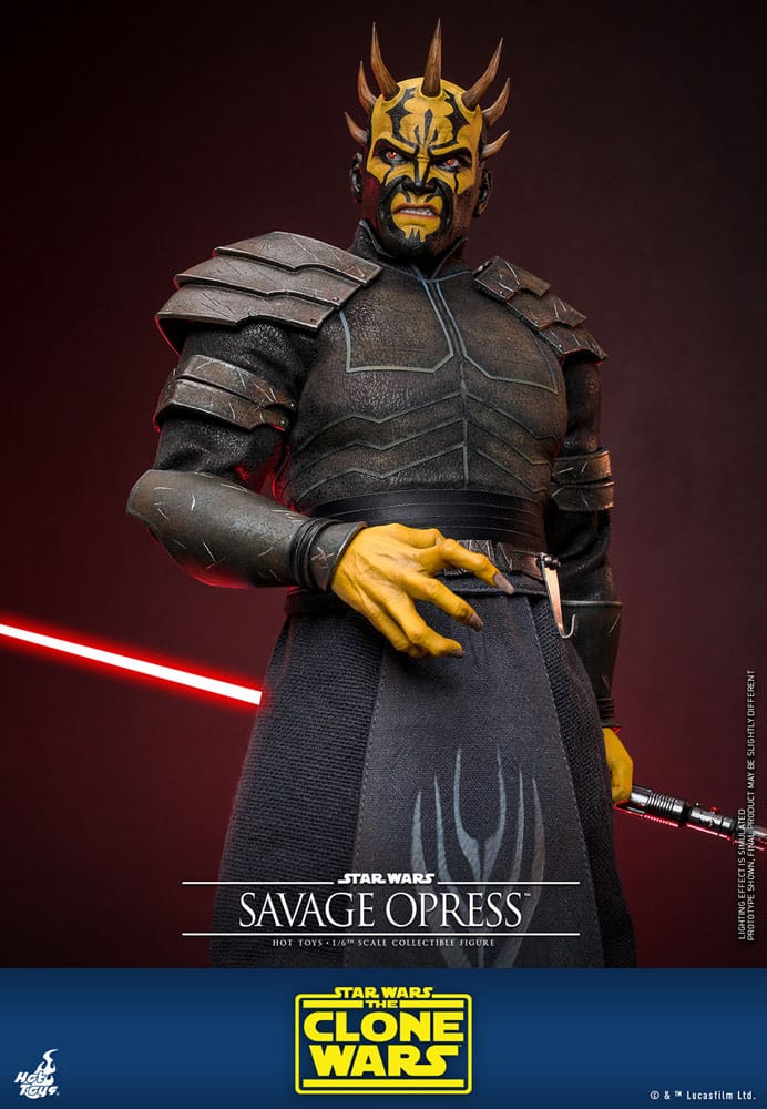 HOT TOYS Star Wars: The Clone Wars Figura 1/6 Savage Opress 34 cm