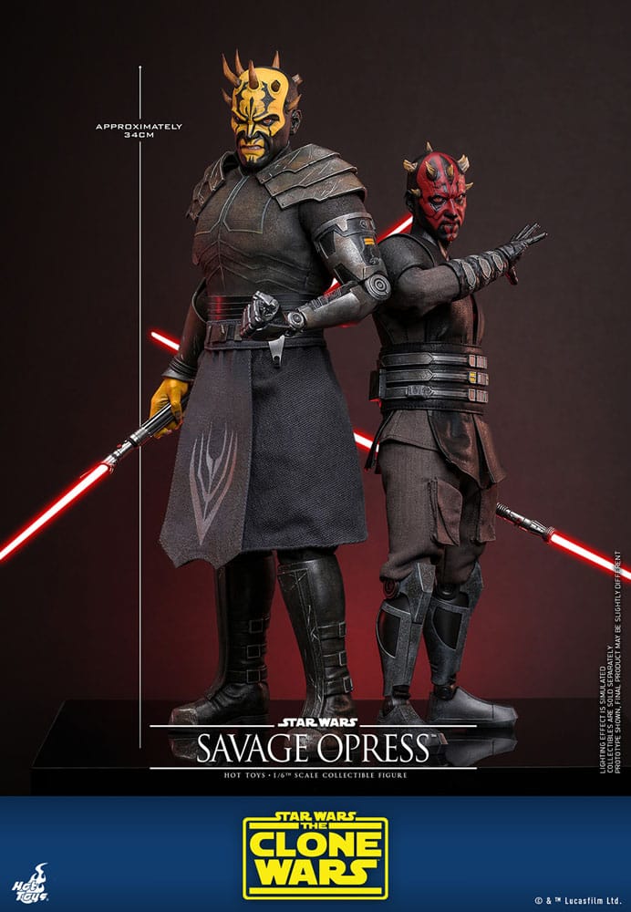 HOT TOYS Star Wars: The Clone Wars Figura 1/6 Savage Opress 34 cm