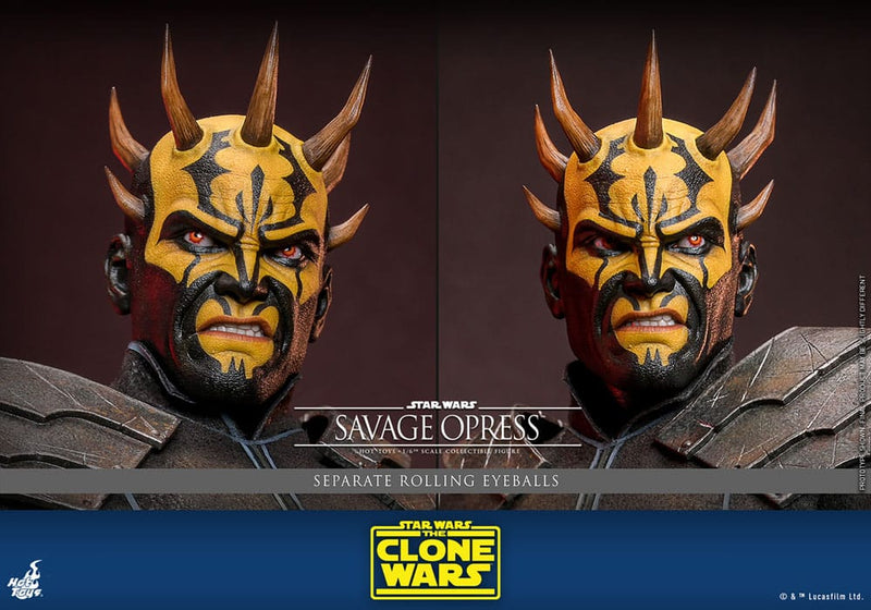 HOT TOYS Star Wars: The Clone Wars Figura 1/6 Savage Opress 34 cm