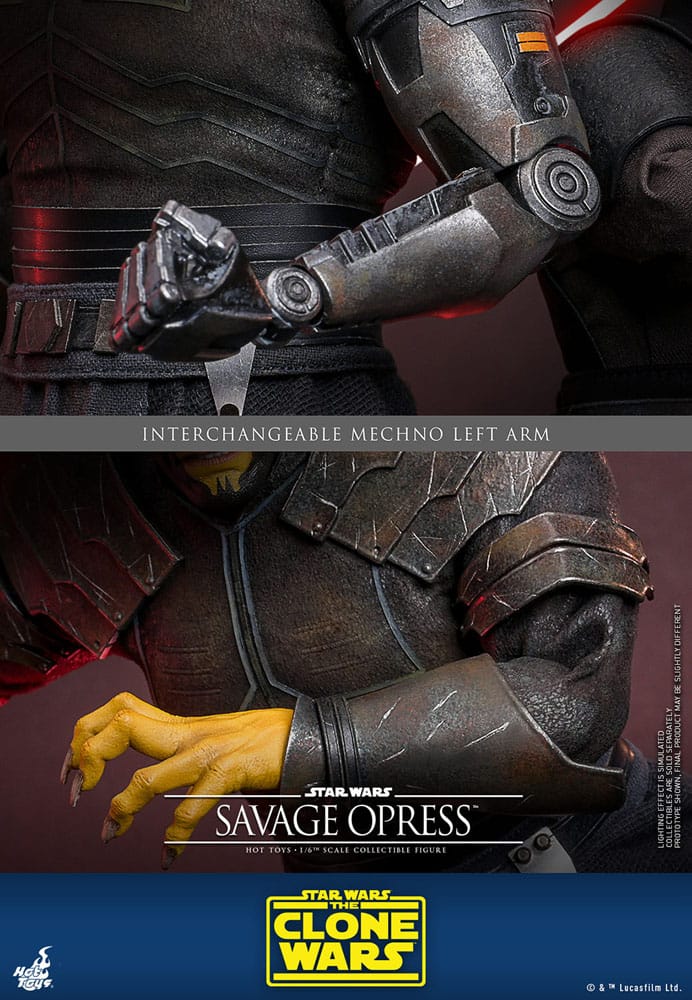 HOT TOYS Star Wars: The Clone Wars Figura 1/6 Savage Opress 34 cm