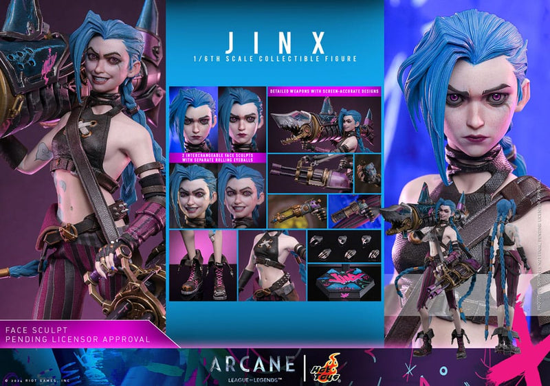 HOT TOYS Arcane Figura 1/6 Jinx 27 cm