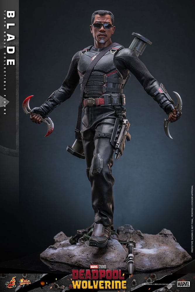 HOT TOYS Deadpool & Wolverine Movie Masterpiece 1/6 Blade 30 cm