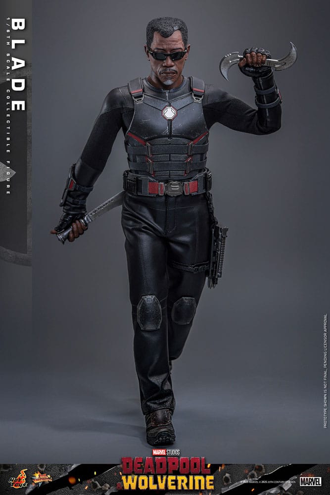 HOT TOYS Deadpool & Wolverine Movie Masterpiece 1/6 Blade 30 cm