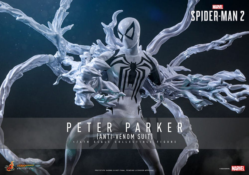 HOT TOYS Spider-Man 2 Figura Video Game Masterpiece 1/6 Peter Parker (Anti-Venom Suit) 30 cm