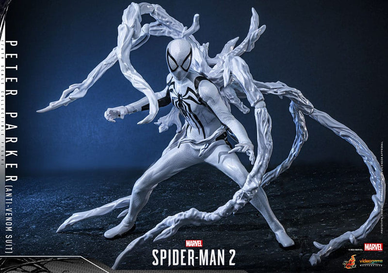 HOT TOYS Spider-Man 2 Figura Video Game Masterpiece 1/6 Peter Parker (Anti-Venom Suit) 30 cm