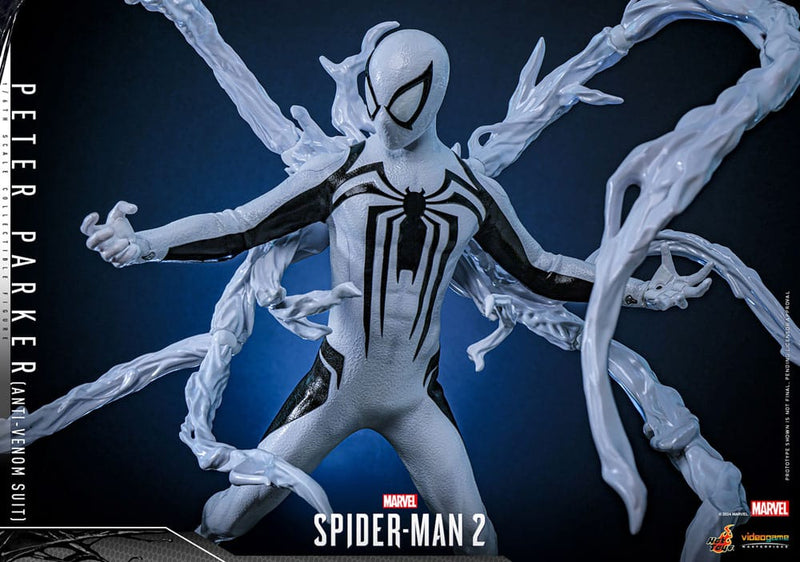 HOT TOYS Spider-Man 2 Figura Video Game Masterpiece 1/6 Peter Parker (Anti-Venom Suit) 30 cm