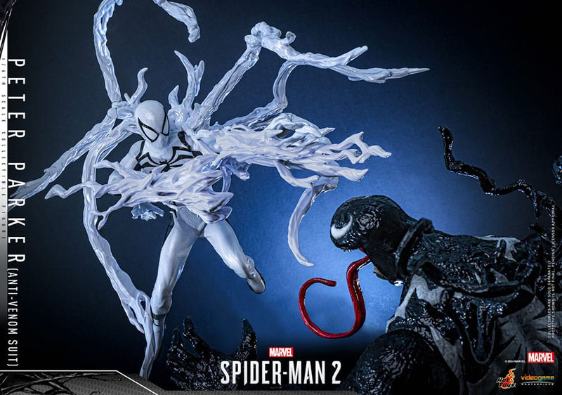 HOT TOYS Spider-Man 2 Figura Video Game Masterpiece 1/6 Peter Parker (Anti-Venom Suit) 30 cm