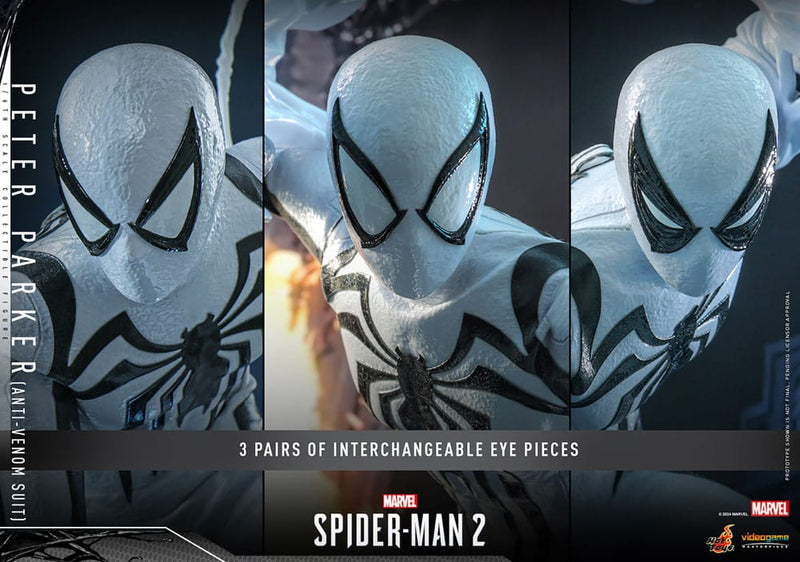 HOT TOYS Spider-Man 2 Figura Video Game Masterpiece 1/6 Peter Parker (Anti-Venom Suit) 30 cm