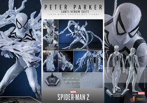 HOT TOYS Spider-Man 2 Figura Video Game Masterpiece 1/6 Peter Parker (Anti-Venom Suit) 30 cm