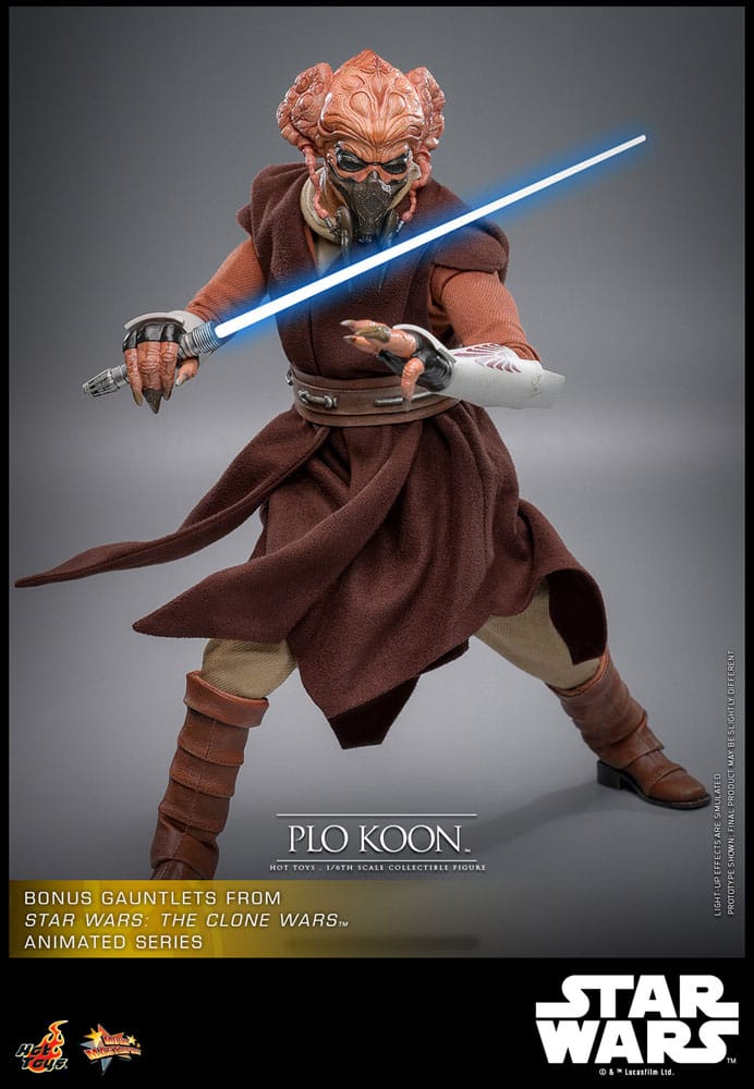 HOT TOYS Star Wars Figura Movie Masterpiece 1/6 Plo Koon 31 cm