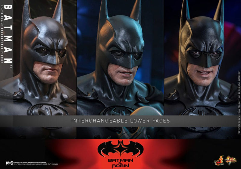 HOT TOYS Batman y Robin Figura Movie Masterpiece 1/6 Batman 30 cm