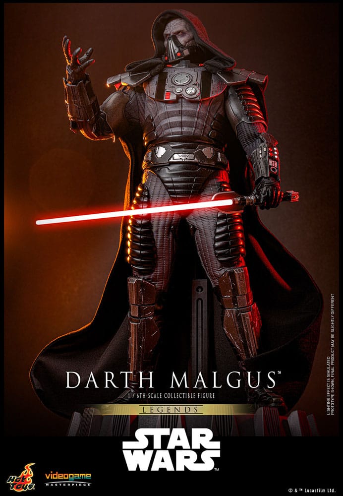 HOT TOYS Star Wars Legends Figura Videogame Masterpiece 1/6 Darth Malgus 34 cm