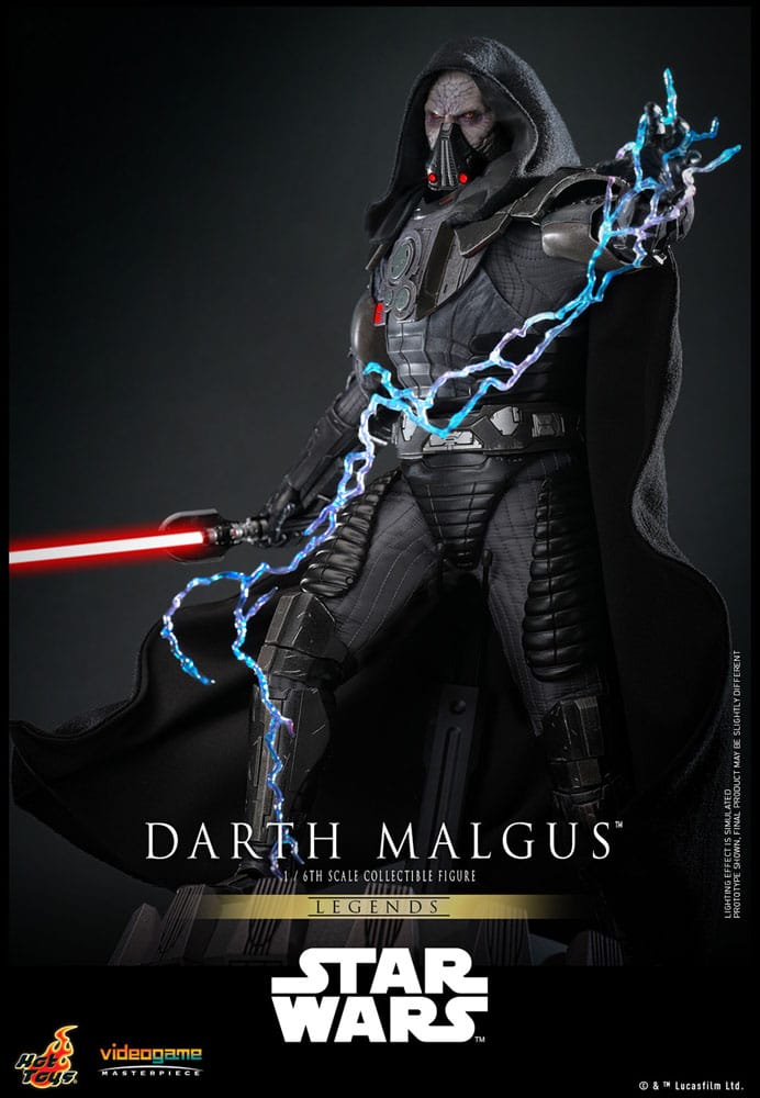 HOT TOYS Star Wars Legends Figura Videogame Masterpiece 1/6 Darth Malgus 34 cm