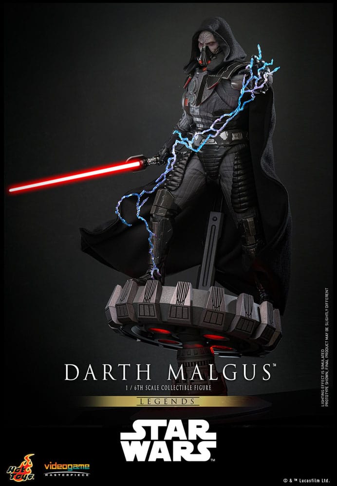 HOT TOYS Star Wars Legends Figura Videogame Masterpiece 1/6 Darth Malgus 34 cm