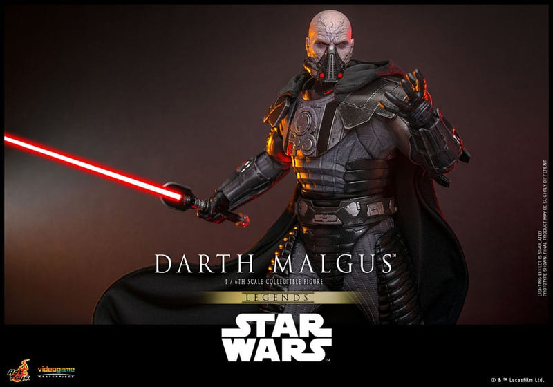 HOT TOYS Star Wars Legends Figura Videogame Masterpiece 1/6 Darth Malgus 34 cm