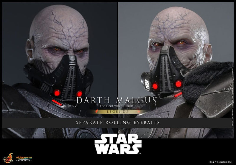 HOT TOYS Star Wars Legends Figura Videogame Masterpiece 1/6 Darth Malgus 34 cm