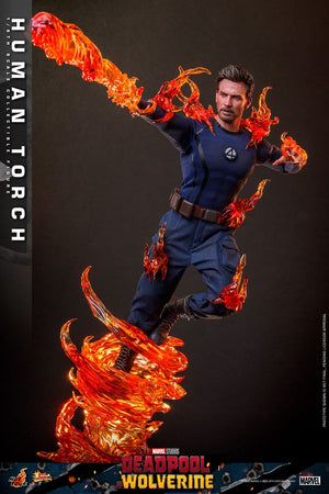 HOT TOYS Deadpool & Wolverine Movie Masterpiece Figura 1/6 Human Torch 31 cm