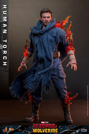 HOT TOYS Deadpool & Wolverine Movie Masterpiece Figura 1/6 Human Torch 31 cm