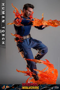 HOT TOYS Deadpool & Wolverine Movie Masterpiece Figura 1/6 Human Torch 31 cm