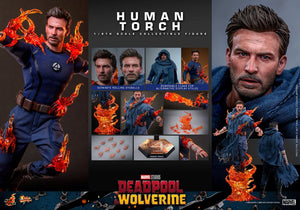 HOT TOYS Deadpool & Wolverine Movie Masterpiece Figura 1/6 Human Torch 31 cm