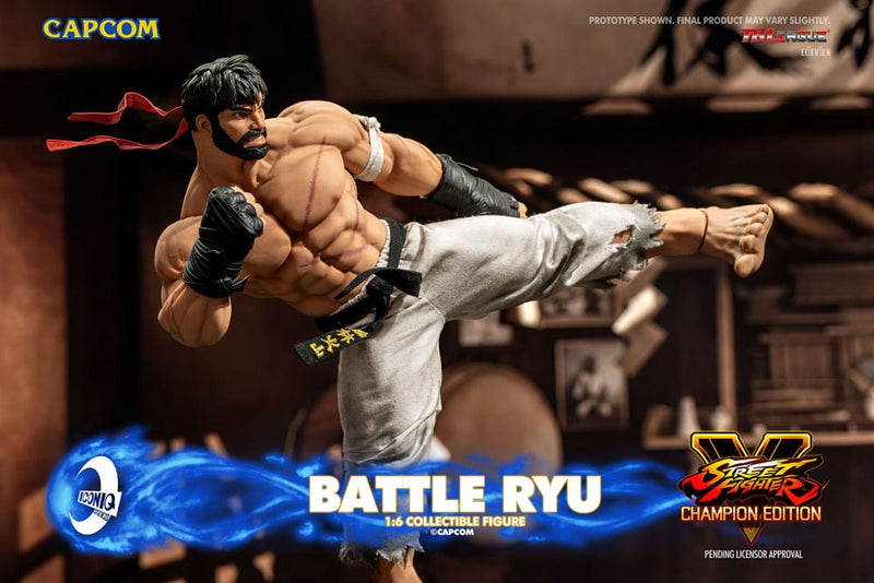 ICONIQ STUDIOS Street Fighter Figura 1/6 Battle Ryu 30 cm