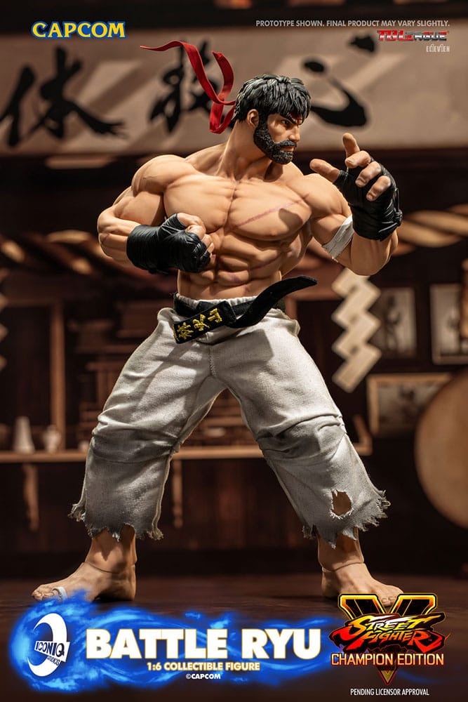 ICONIQ STUDIOS Street Fighter Figura 1/6 Battle Ryu 30 cm