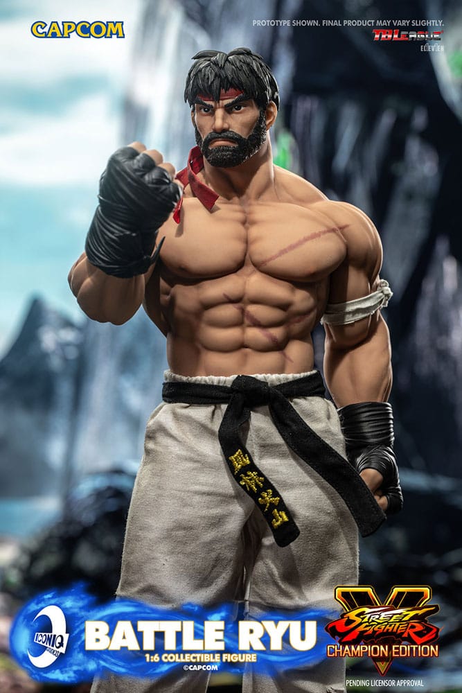 ICONIQ STUDIOS Street Fighter Figura 1/6 Battle Ryu 30 cm