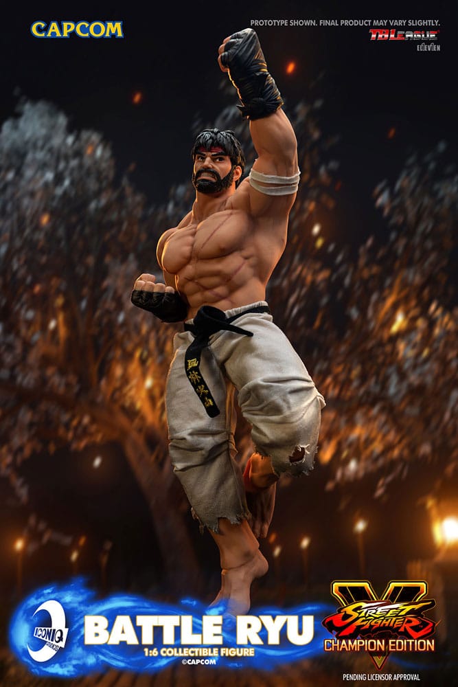 ICONIQ STUDIOS Street Fighter Figura 1/6 Battle Ryu 30 cm