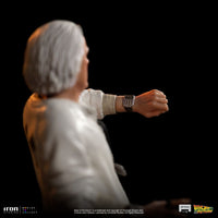 Iron Studios Regreso al Futuro Estatua 1/10 Art Scale Doc Brown 22 cm