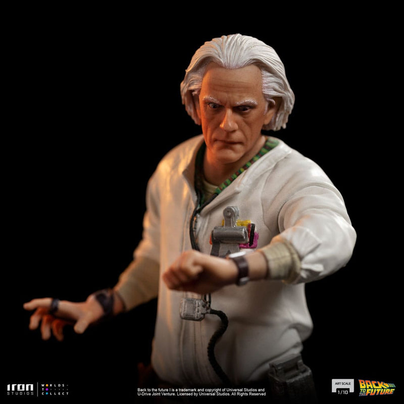 Iron Studios Regreso al Futuro Estatua 1/10 Art Scale Doc Brown 22 cm