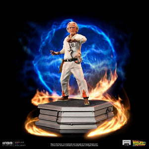 Iron Studios Regreso al Futuro Estatua 1/10 Art Scale Doc Brown 22 cm