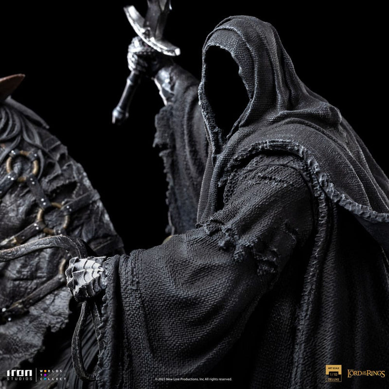 Iron Studios El Señor de los Anillos Estatua 1/10 Deluxe Art Scale Nazgul on Horse 42 cm