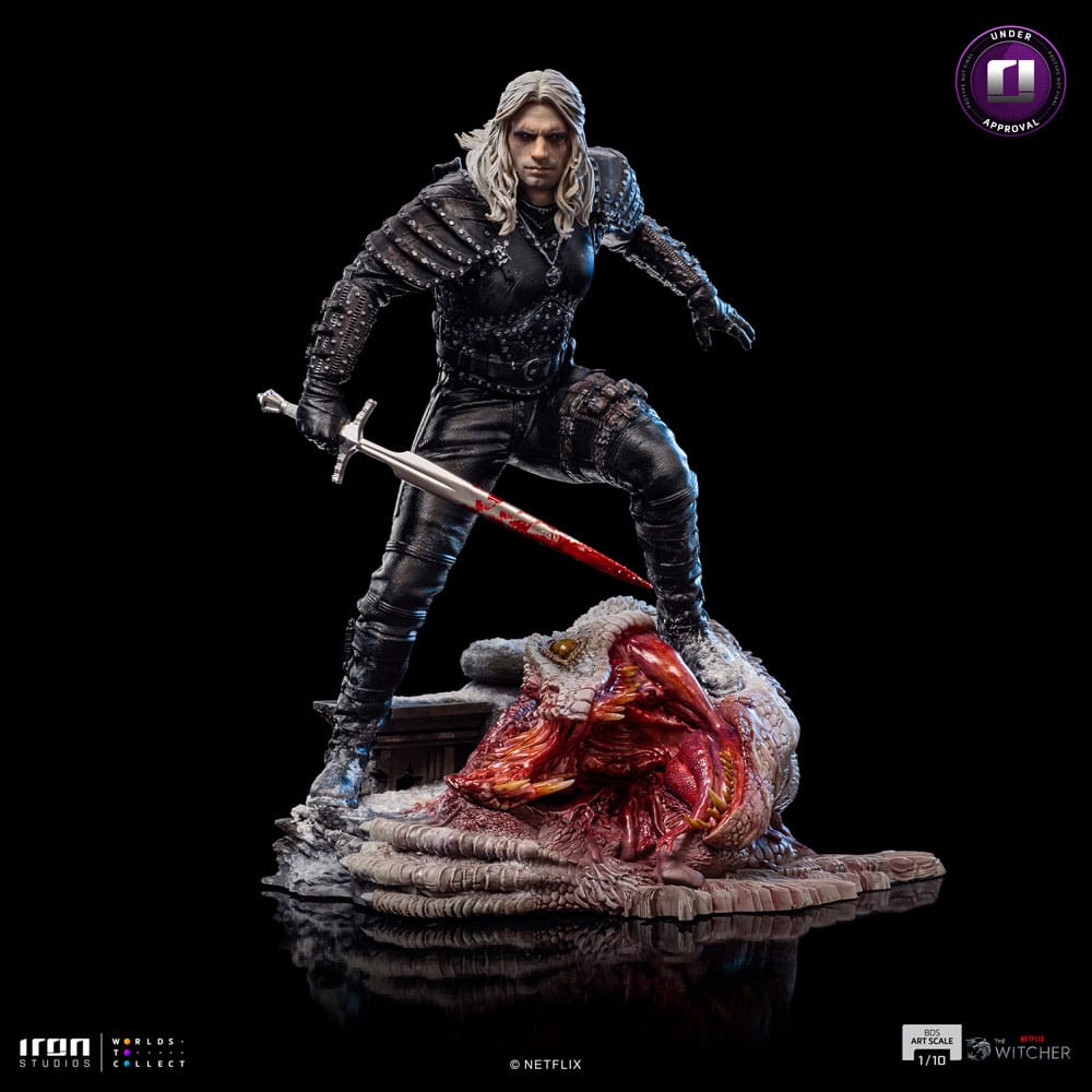 Iron Studios The Witcher Estatua 1/10 BDS Art Scale Geralt of Riva 33 cm
