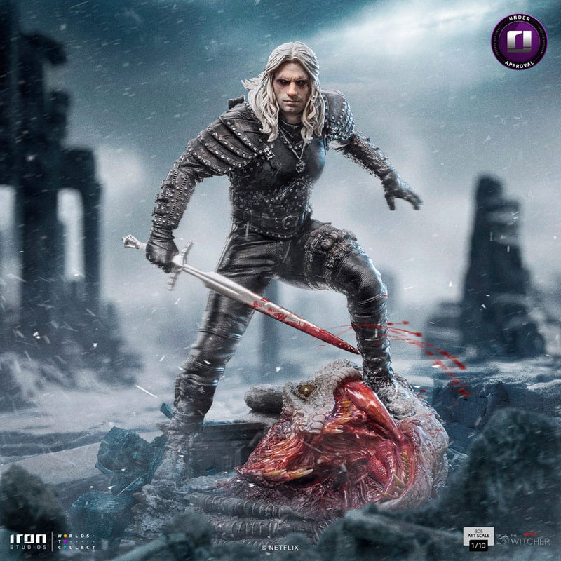 Iron Studios The Witcher Estatua 1/10 BDS Art Scale Geralt of Riva 33 cm