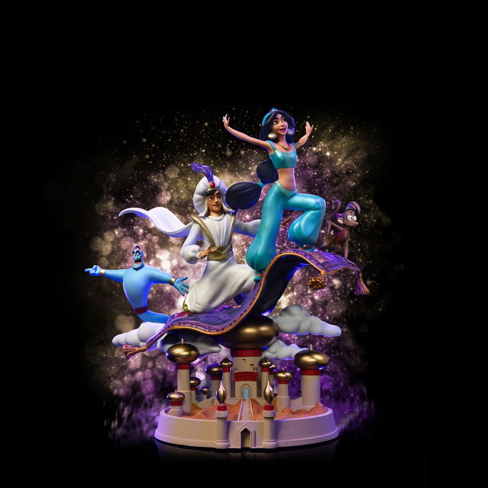 Iron Studios Disney Estatua 1/10 Deluxe Art Scale Aladdin and Yasmine 30 cm