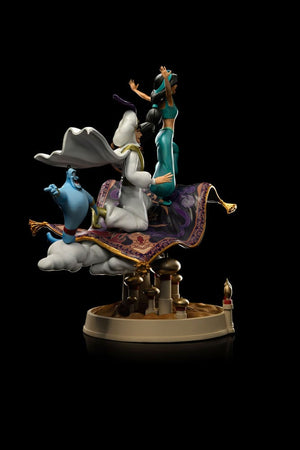 Iron Studios Disney Estatua 1/10 Deluxe Art Scale Aladdin and Yasmine 30 cm