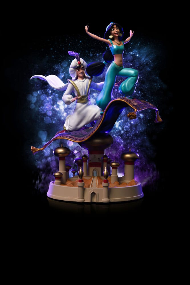 Iron Studios Disney Estatua 1/10 Art Scale Aladdin and Yasmine 30 cm