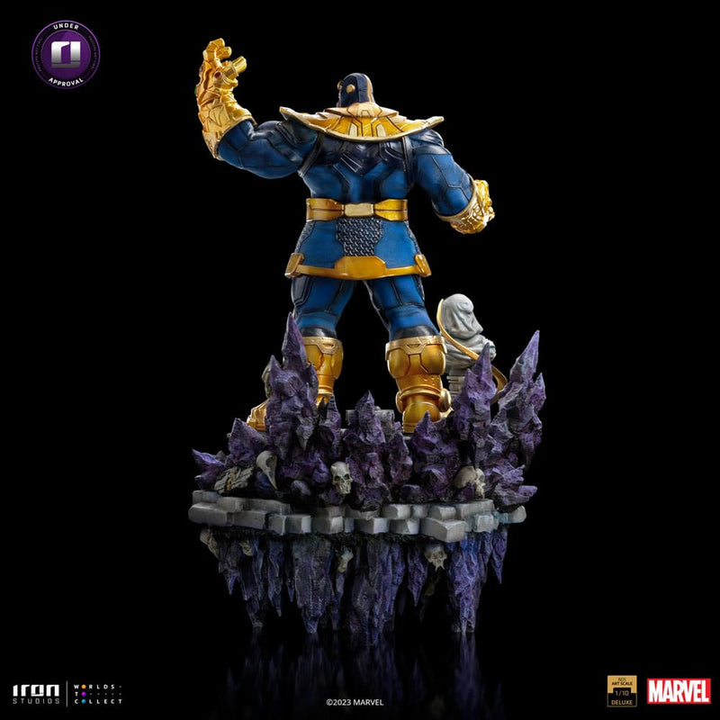 Iron Studios Marvel Estatua Deluxe BDS Art Scale 1/10 Thanos Infinity Gaunlet Diorama 42 cm