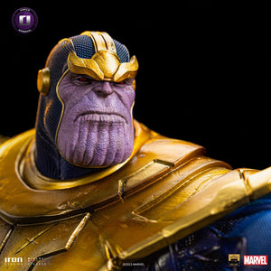 Iron Studios Marvel Estatua Deluxe BDS Art Scale 1/10 Thanos Infinity Gaunlet Diorama 42 cm