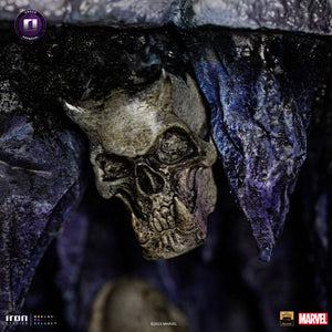 Iron Studios Marvel Estatua Deluxe BDS Art Scale 1/10 Thanos Infinity Gaunlet Diorama 42 cm