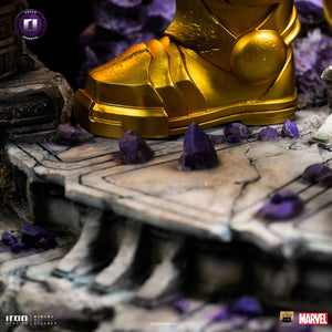 Iron Studios Marvel Estatua Deluxe BDS Art Scale 1/10 Thanos Infinity Gaunlet Diorama 42 cm