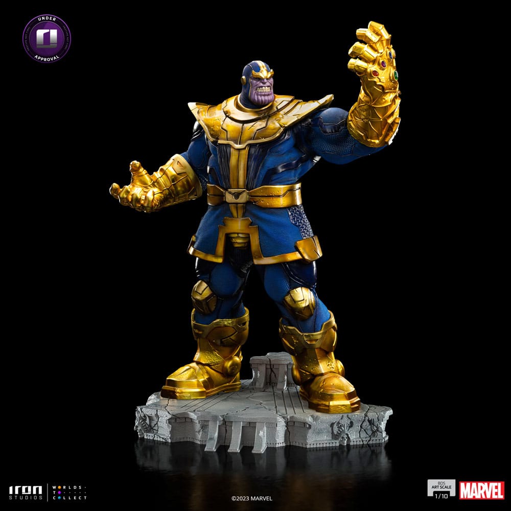 Iron Studios Marvel Estatua BDS Art Scale 1/10 Thanos Infinity Gaunlet Diorama 30 cm