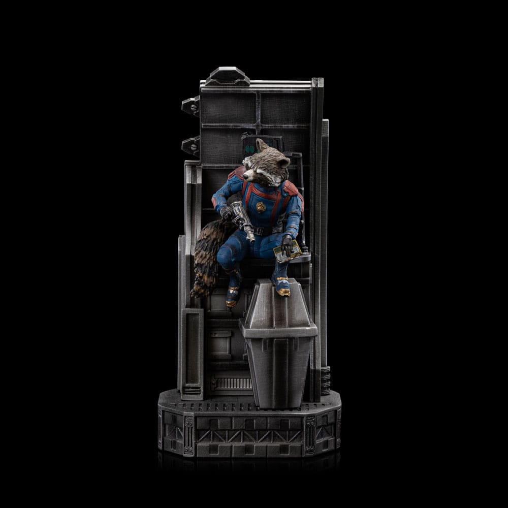 Iron Studios Marvel Estatua 1/10 Art Scale Guardians of the Galaxy Vol. 3 Rocket Racoon 20 cm